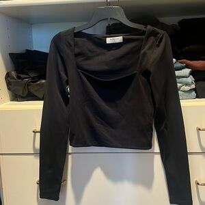 Aritizia cropped squareneck top